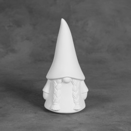 Ceramic Bisque Lindy Gnome - Case of 4